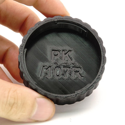 Tapa trasera para objetivo para Pentax K (PK) bayoneta y objetivos SMC