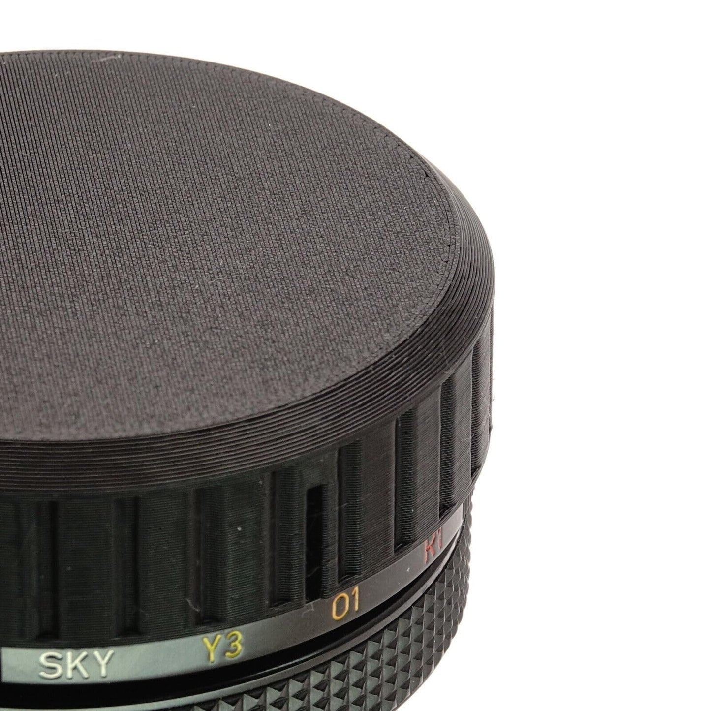 Cache d'objectif pour Canon FD 15mm 1:2.8 Fisheye (73mm)
