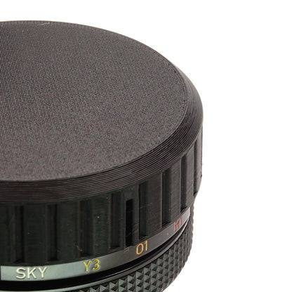 Cache d'objectif pour Canon FD 15mm 1:2.8 Fisheye (73mm)